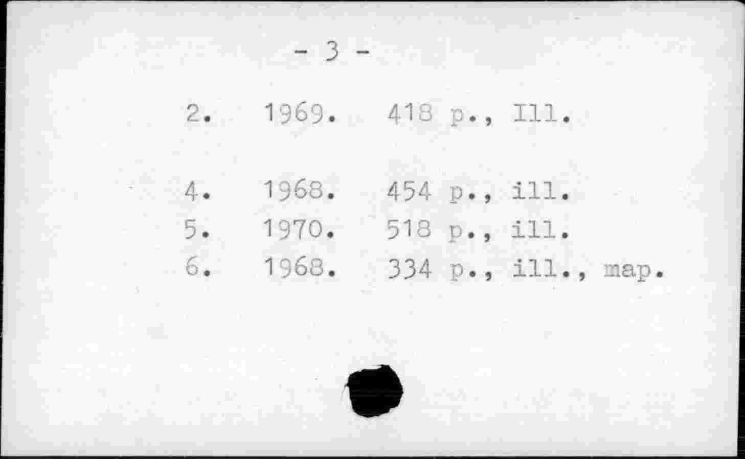 ﻿2
4.
5.
6.
1969«	413	р
1968.	454	р
1970.	513	p
1968.	334	p
, Ill.
, ill.
, ill.
, ill., map